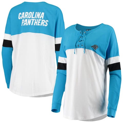 Lids Carolina Panthers 5th & Ocean by New Era Girls Youth Tri-Blend T-Shirt  - Blue