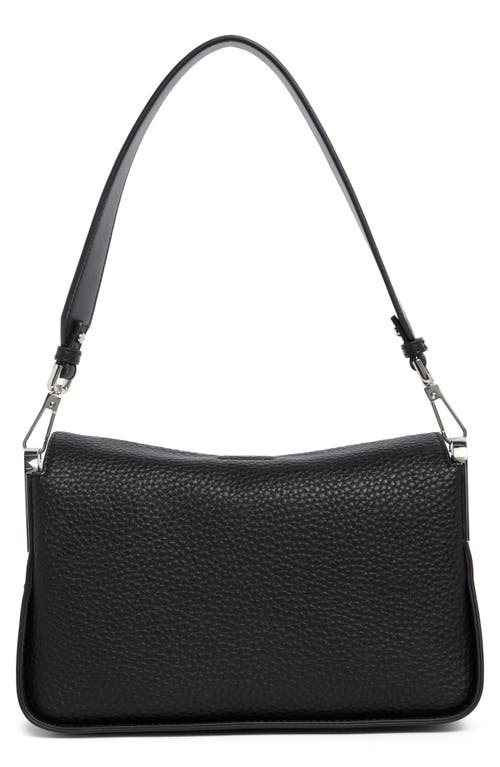 Shop Calvin Klein Fay Shoulder Bag In Black/silver