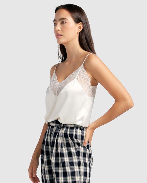Belle & Bloom Friday Nights Lace Cami In White