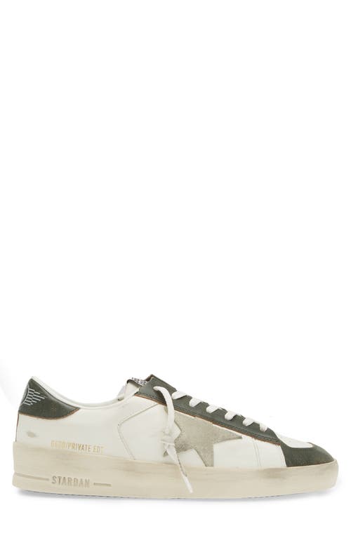 Shop Golden Goose Super-star Sneaker In White/dark Green 10361