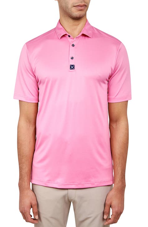 Mens Wynn Golf Shirt – Pink – Discount Clothes and Accessories, Online  Shopping