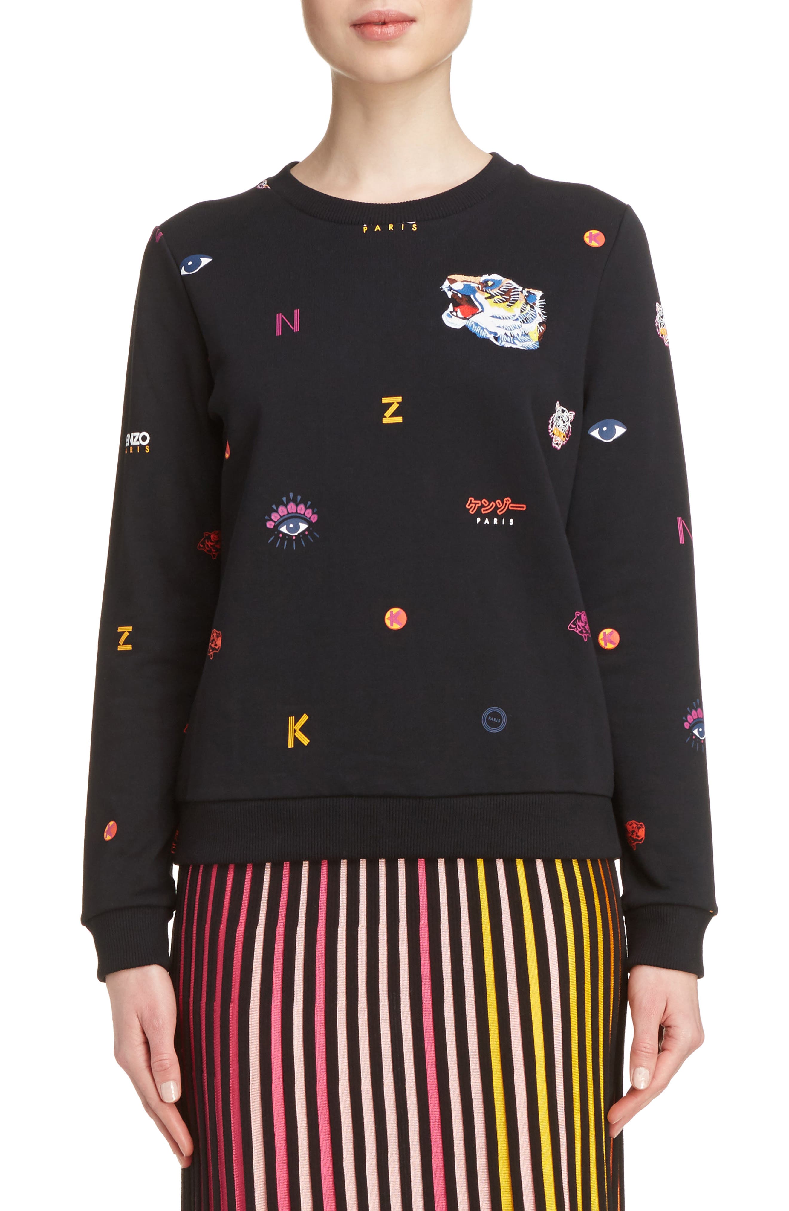 kenzo multi icon sweatshirt