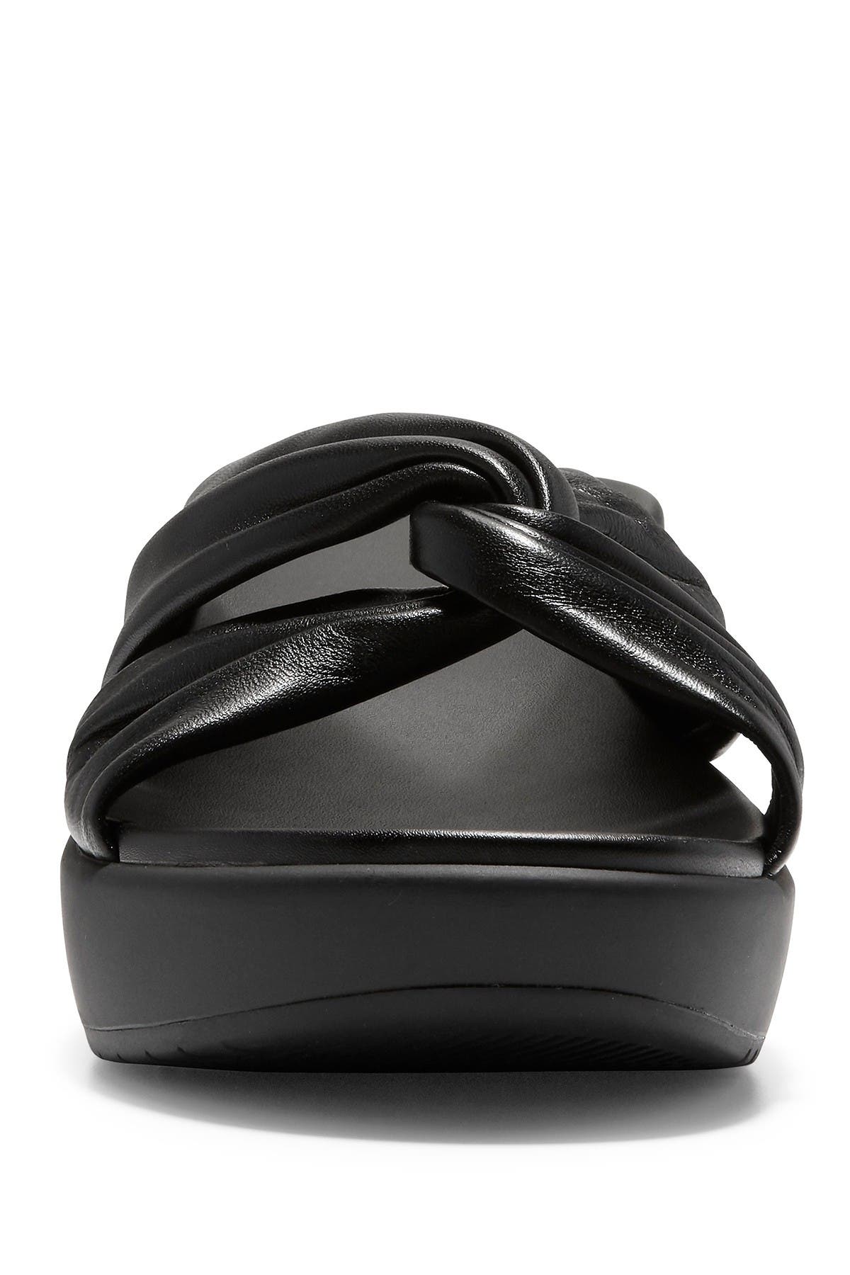 cole haan aubree grand knotted slide sandal