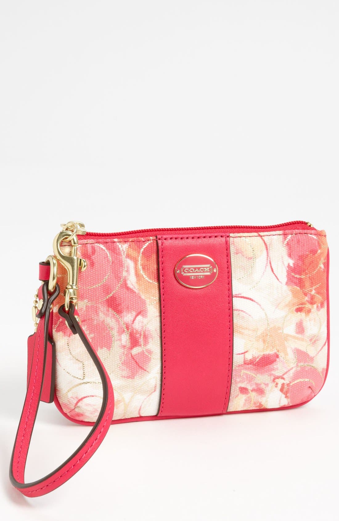 COACH 'Small' Floral Wristlet Nordstrom