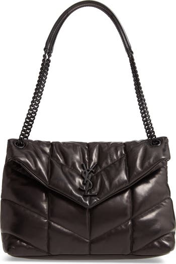 Saint Laurent Medium Loulou Quilted Puffer Leather Shoulder Bag