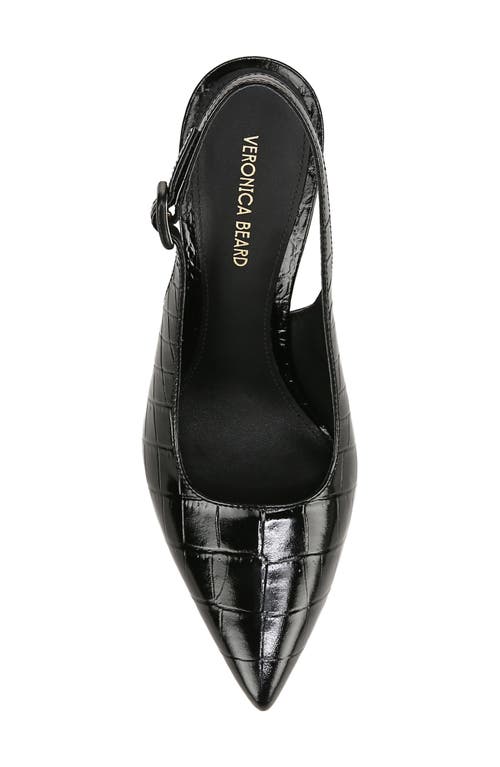 Veronica Beard Callie Pointed Toe Slingback Pump In Black