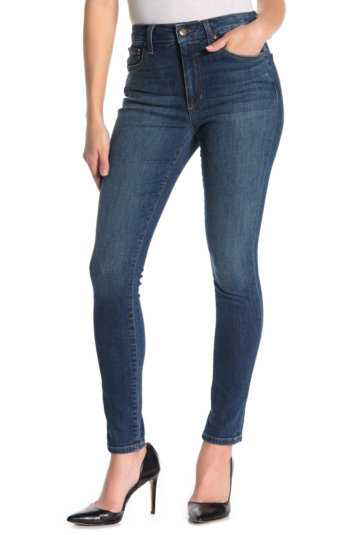 curvy skinny ankle jeans