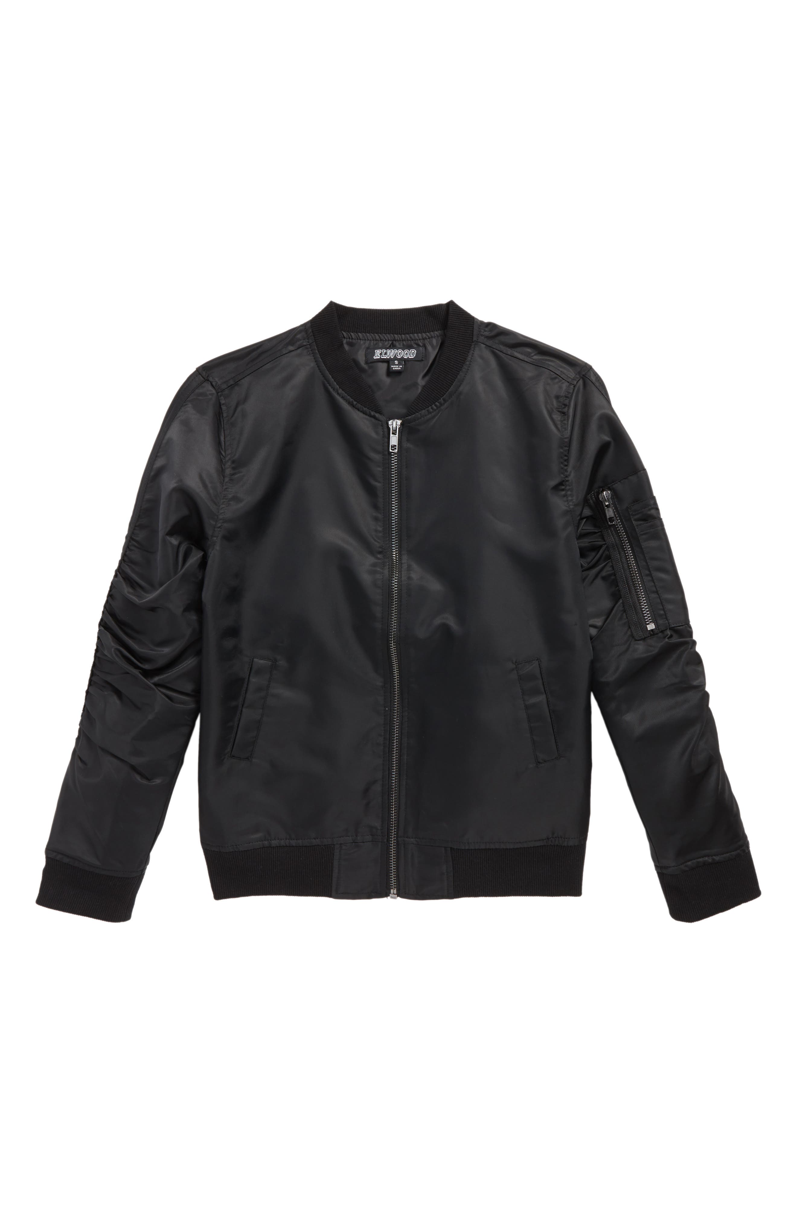 black bomber jacket | Nordstrom