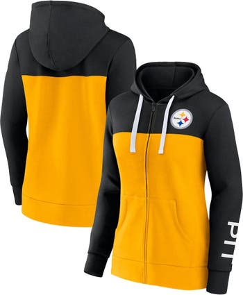Men's Fanatics Branded Gold Pittsburgh Steelers Team Logo Pullover Hoodie