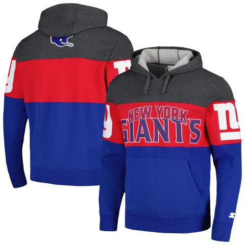 Men's Starter Gray New York Giants Locker Room Throwback End Zone Pullover  Sweatshirt