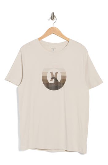 Hurley Surf Sport Cotton Graphic T-shirt In Ivory