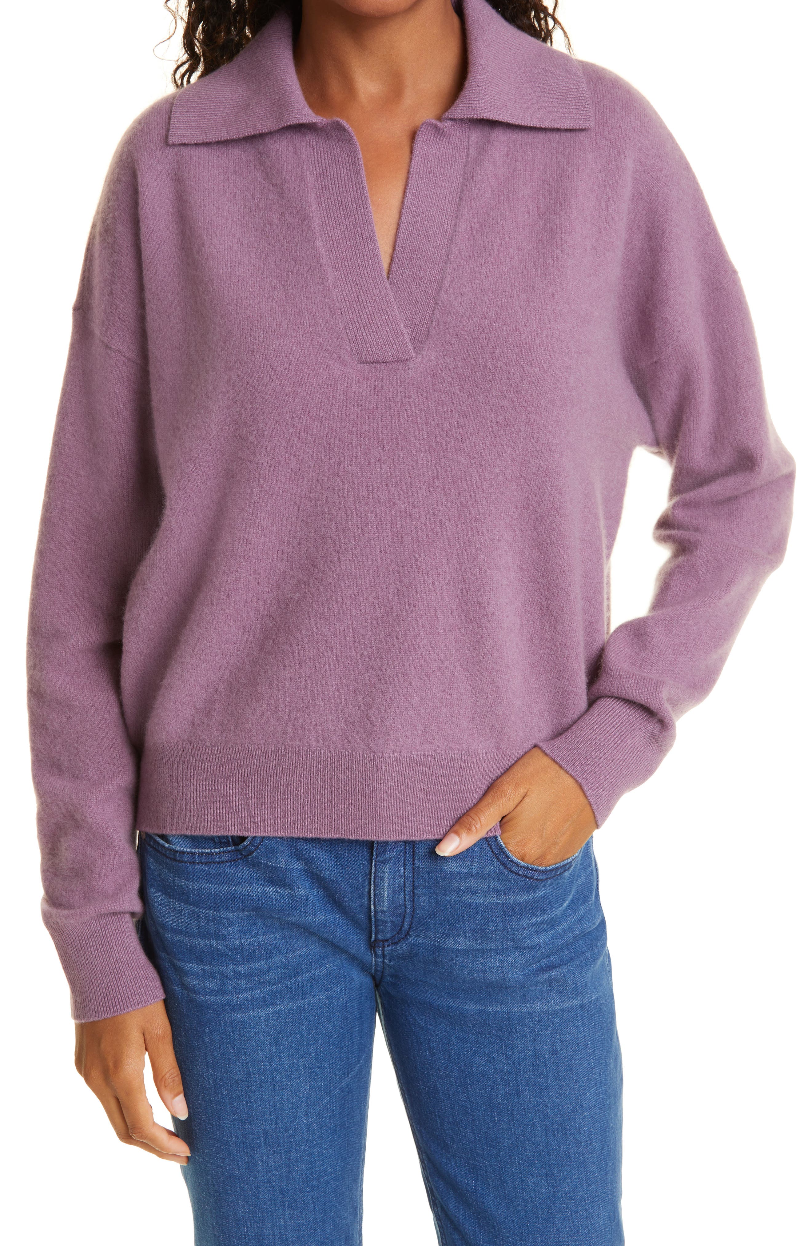 club monaco boiled cashmere polo