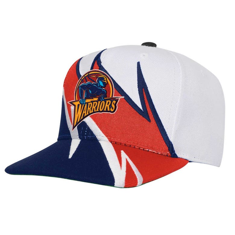 Shop Mitchell & Ness Youth  White Golden State Warriors Wave Runner Snapback Hat