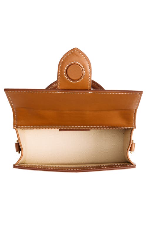 Shop Jacquemus Le Bambino Satchel In Light Brown 2