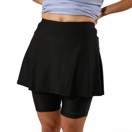 Shop Uv Skinz Skirted Swim Jammerz In Black