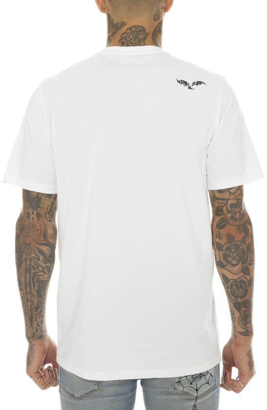 Shop Cult Of Individuality Crewneck Graphic Tee In White