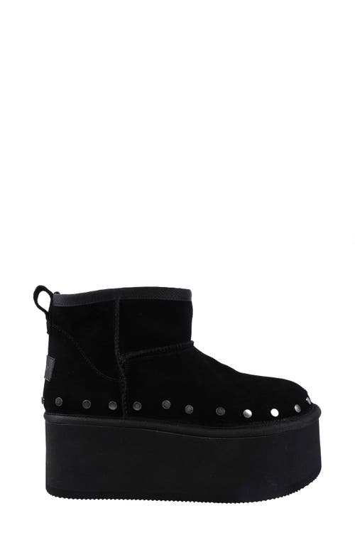 Shop Candies Candie's Shye Faux Fur Platform Bootie In Black