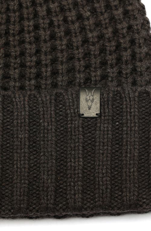 Shop Allsaints Thermal Knit Beanie In Carter Grey