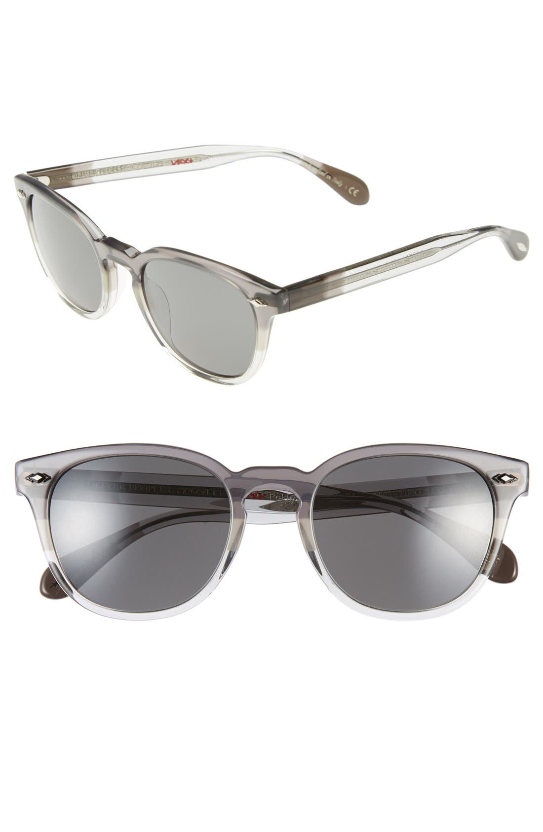 Oliver Peoples 'Sheldrake Plus' 52mm Retro Sunglasses Nordstrom
