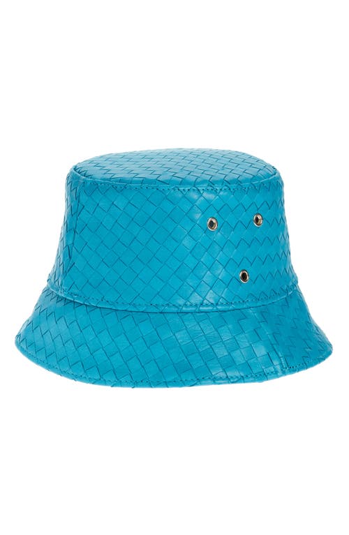 Bottega Veneta Intrecciato Leather Bucket Hat in Dip