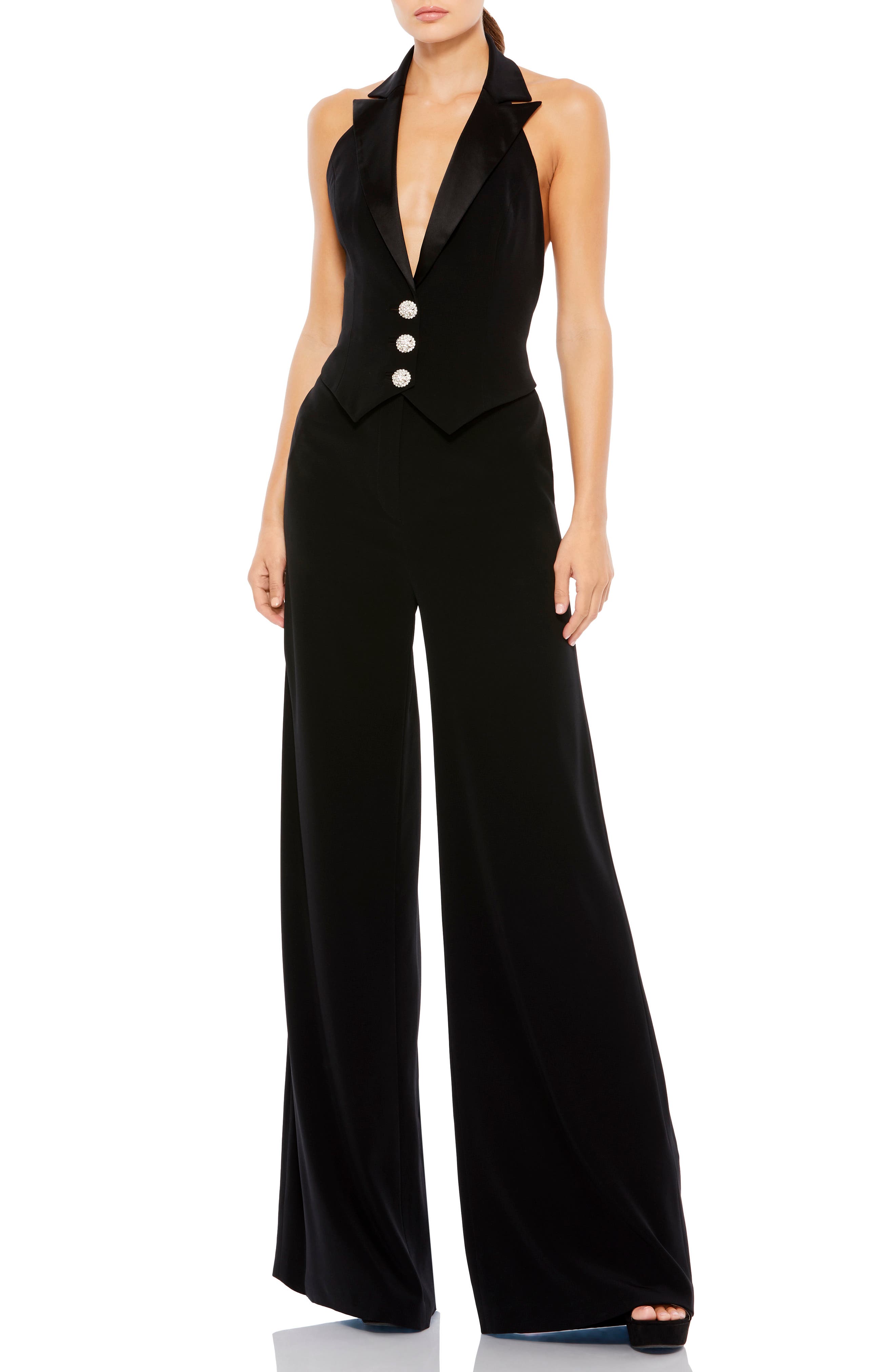 tuxedo jumpsuit