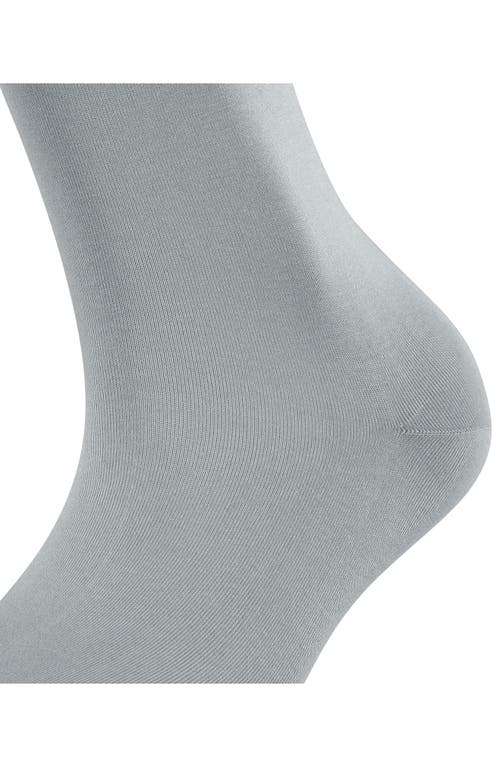 Shop Falke Cotton Touch Socks In Silver