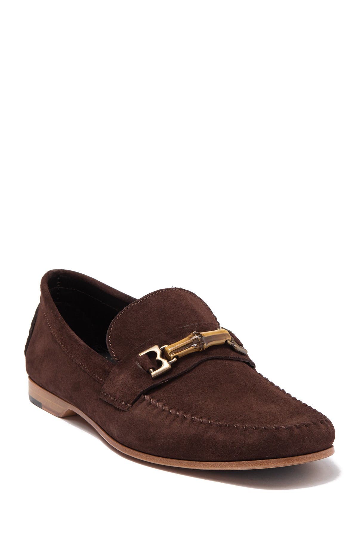 bruno magli suede loafers