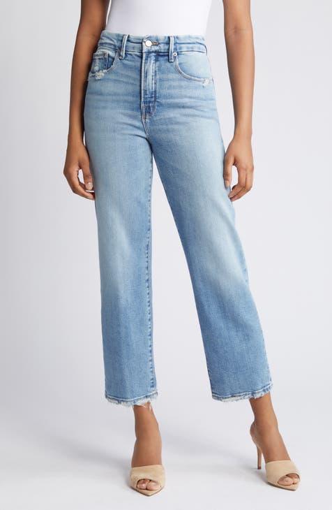 Women's High Rise Cropped Jeans