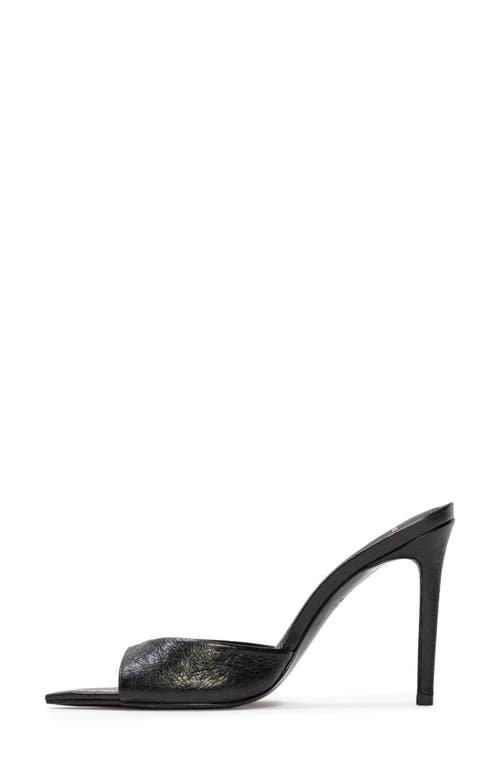 Shop Black Suede Studio Brea Pointed Toe Sandal In Black-crinkle