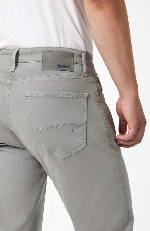 Mavi Jeans Zach Straight Leg Casual Twill Pants In Stormy Casual Twill