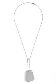 Gucci Silver Dog Tag Necklace | Nordstrom