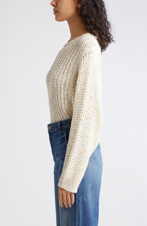 RAMY BROOK RAMY BROOK CLEA METALLIC BOAT NECK SWEATER 