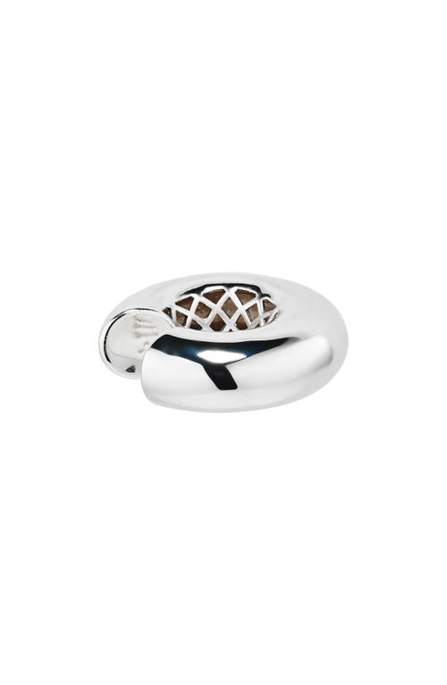 Eliou Éliou Varsity Ear Cuff In Silver Plated