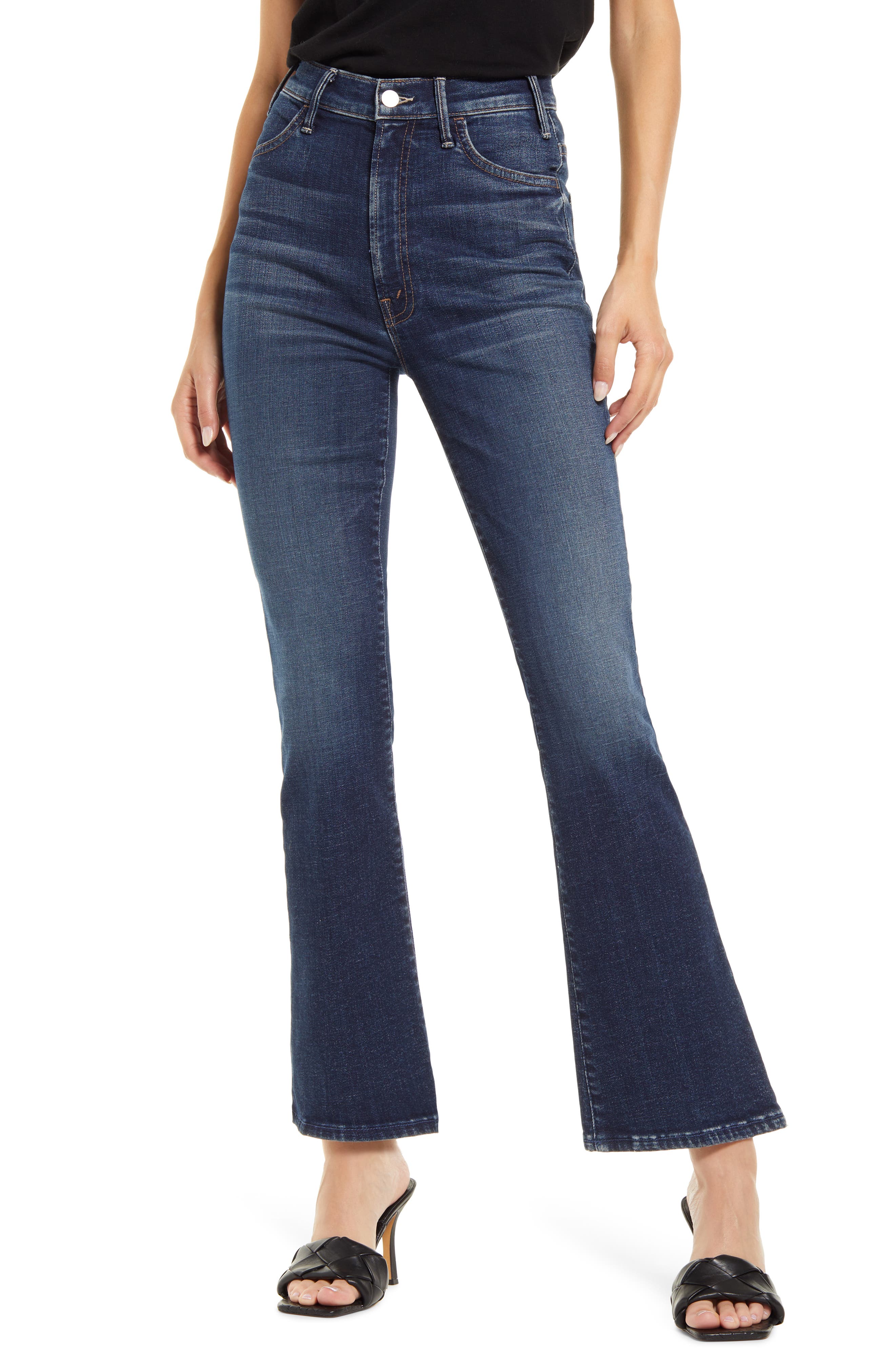 MOTHER The Hustle Ankle Flare Jeans,  31 in Lust For Life at Nordstrom