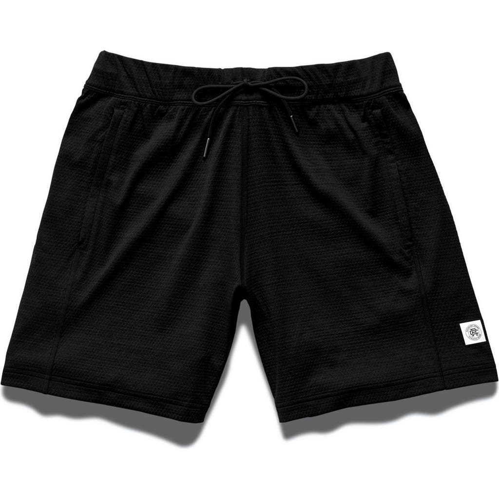 Reigning Champ Solotex® Mesh Tiebreak 7-inch Shorts In Black
