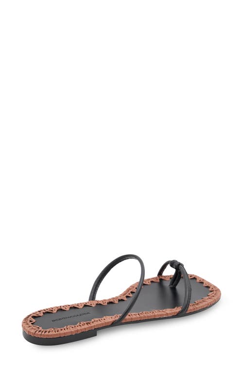 Shop Bcbgmaxazria Bali Sandal In Black/tan