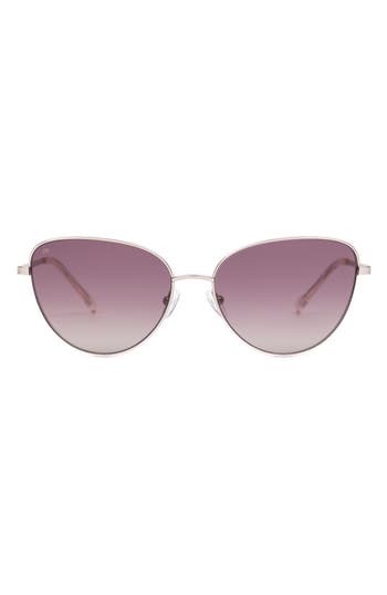 Shop Sito Shades Candi Gradient Polar 59mm Oval Sunglasses In Silver/dew/quartz Grad Polar