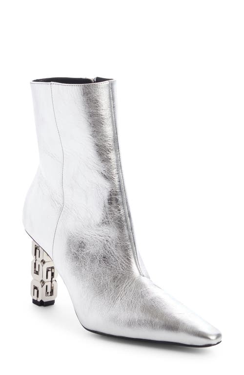 Givenchy G-Cube Bootie in Silvery