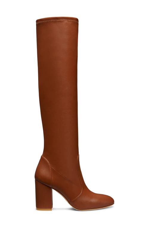 Shop Stuart Weitzman Yuliana Knee High Slouch Boot In Briddle Brown