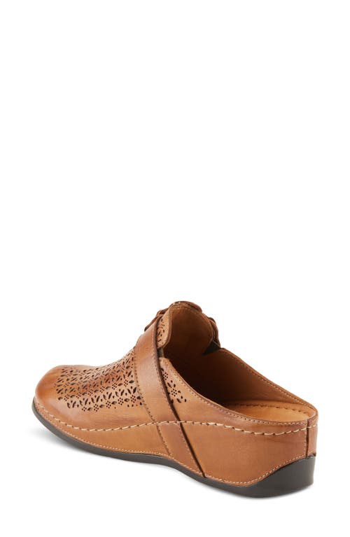 Spring Step Lilybean Wedge Mule In Camel
