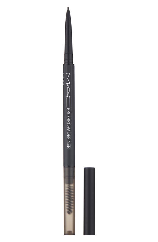 Shop Mac Cosmetics Pro Brow Definer Brow Pencil In Onyx