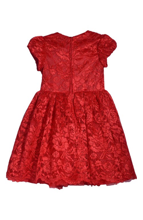 Shop Bonnie Jean Kids' Lace Ballerina Dress In Red