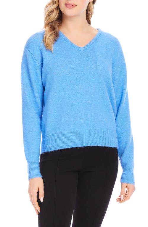 Shop Karen Kane V-neck Sweater In Sea