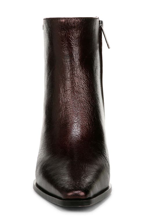 Shop Franco Sarto Vivian Bootie In Dark Brown