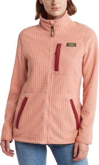 L.L.Bean Mountain Classic Windproof Fleece Jacket Women's Clothing Soft Cayenne : LG