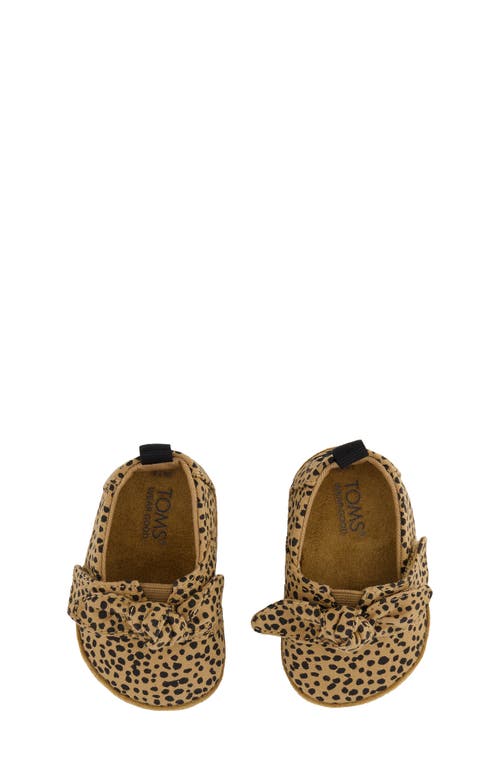 Shop Toms Alpargata Crib Shoe In Brown