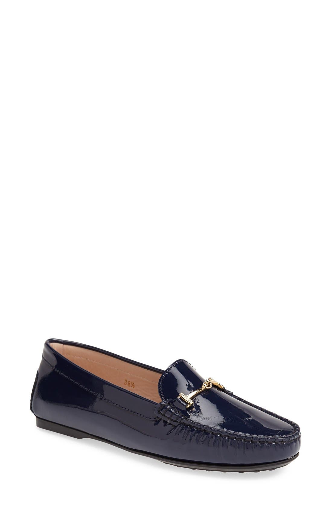 Tod's Patent Leather Driving Moccasin (Women) Nordstrom