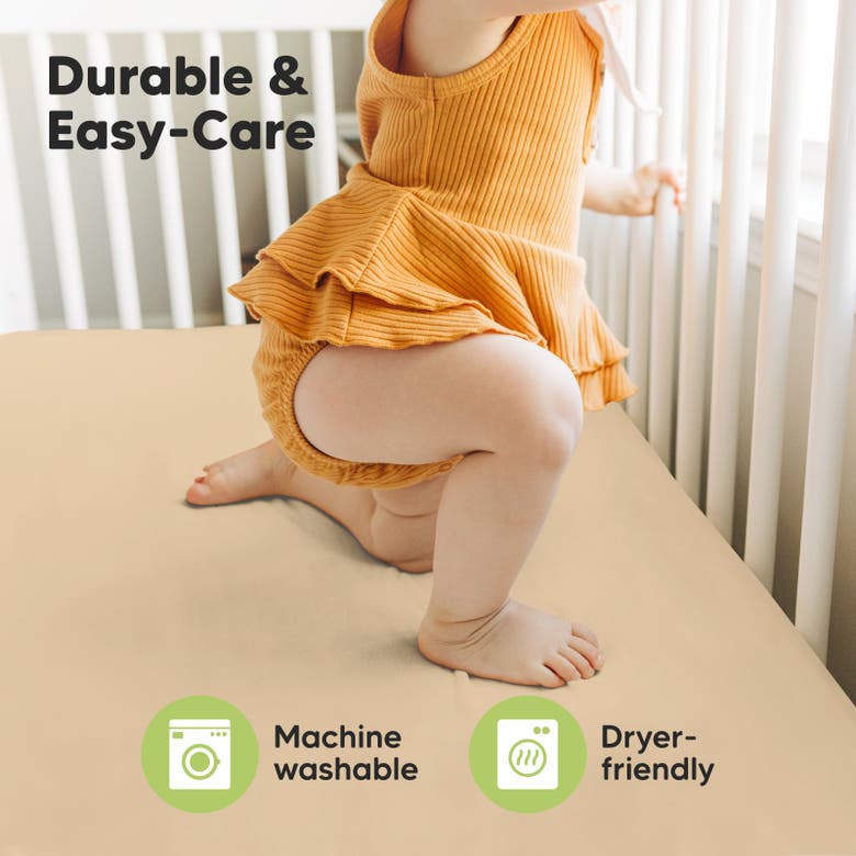 Keababies Isla Fitted Crib Sheets In Rust