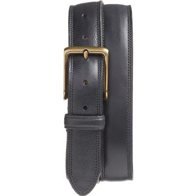 Bosca The Jefferson Leather Belt, Black