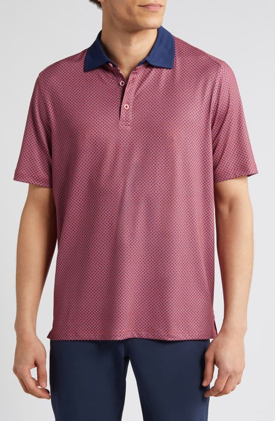 Shop Johnston & Murphy Xc4 Cool Degree Performance Polo In Red